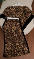 Cheetah Print scarf set