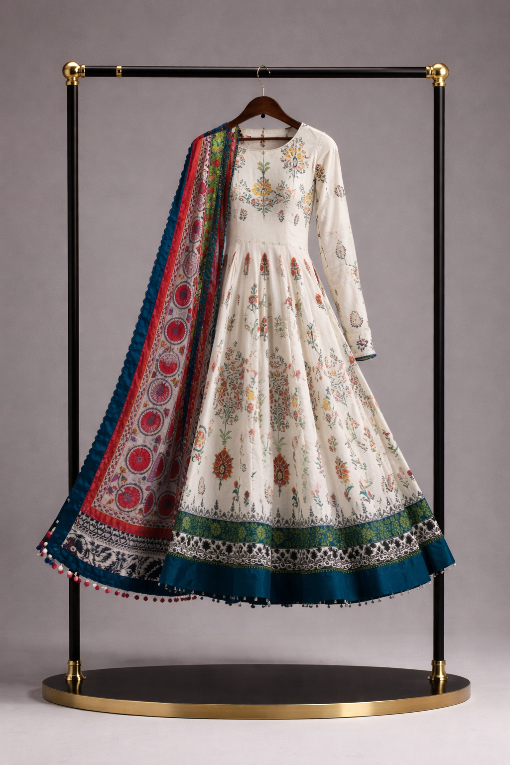 Mughal Printed Frock set