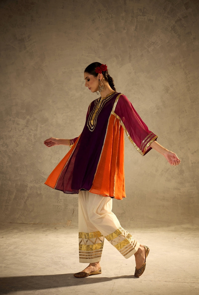 Kareena Kapoor Set Orange Purple