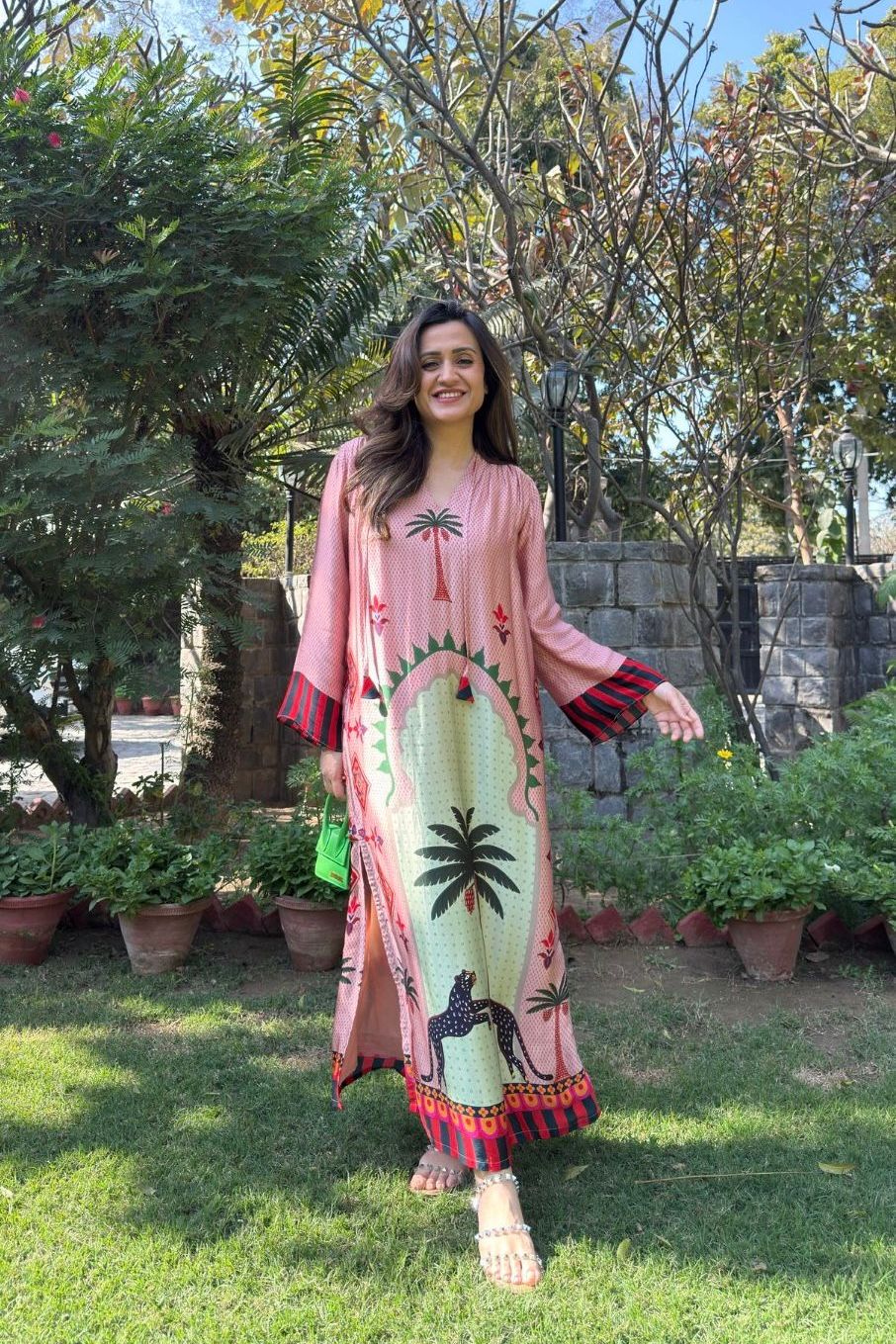 Palm Tiger kaftan Shirt