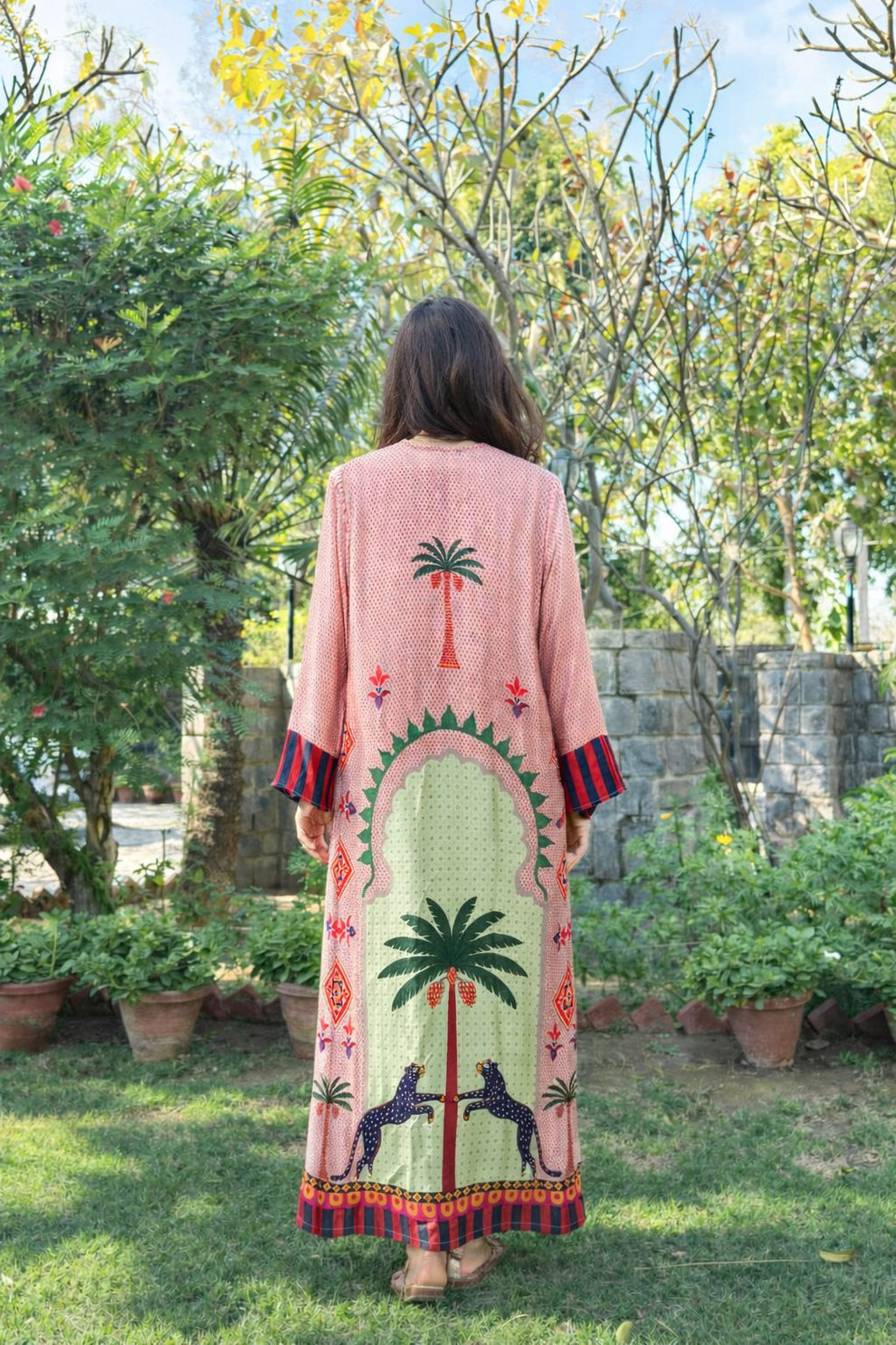 Palm Tiger kaftan Shirt
