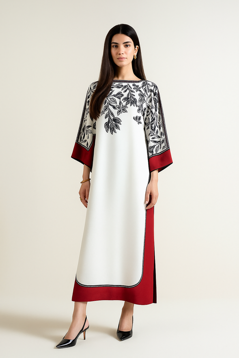 Black White Red shirt
