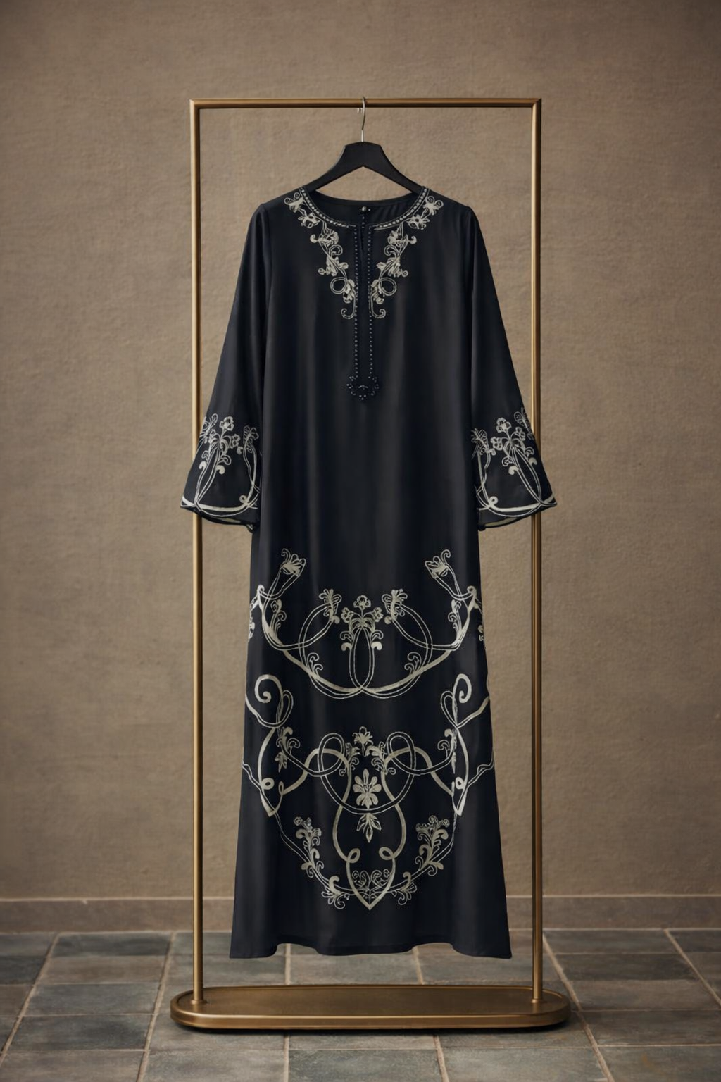 Black Kaftan Shirt