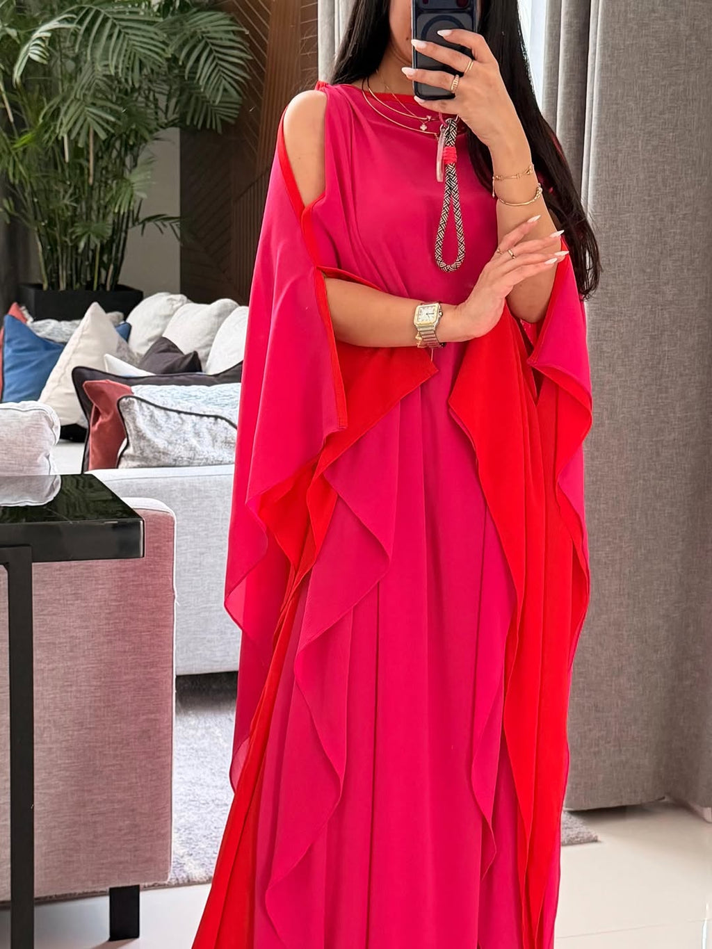DOUBLE LAYERED KAFTAN
