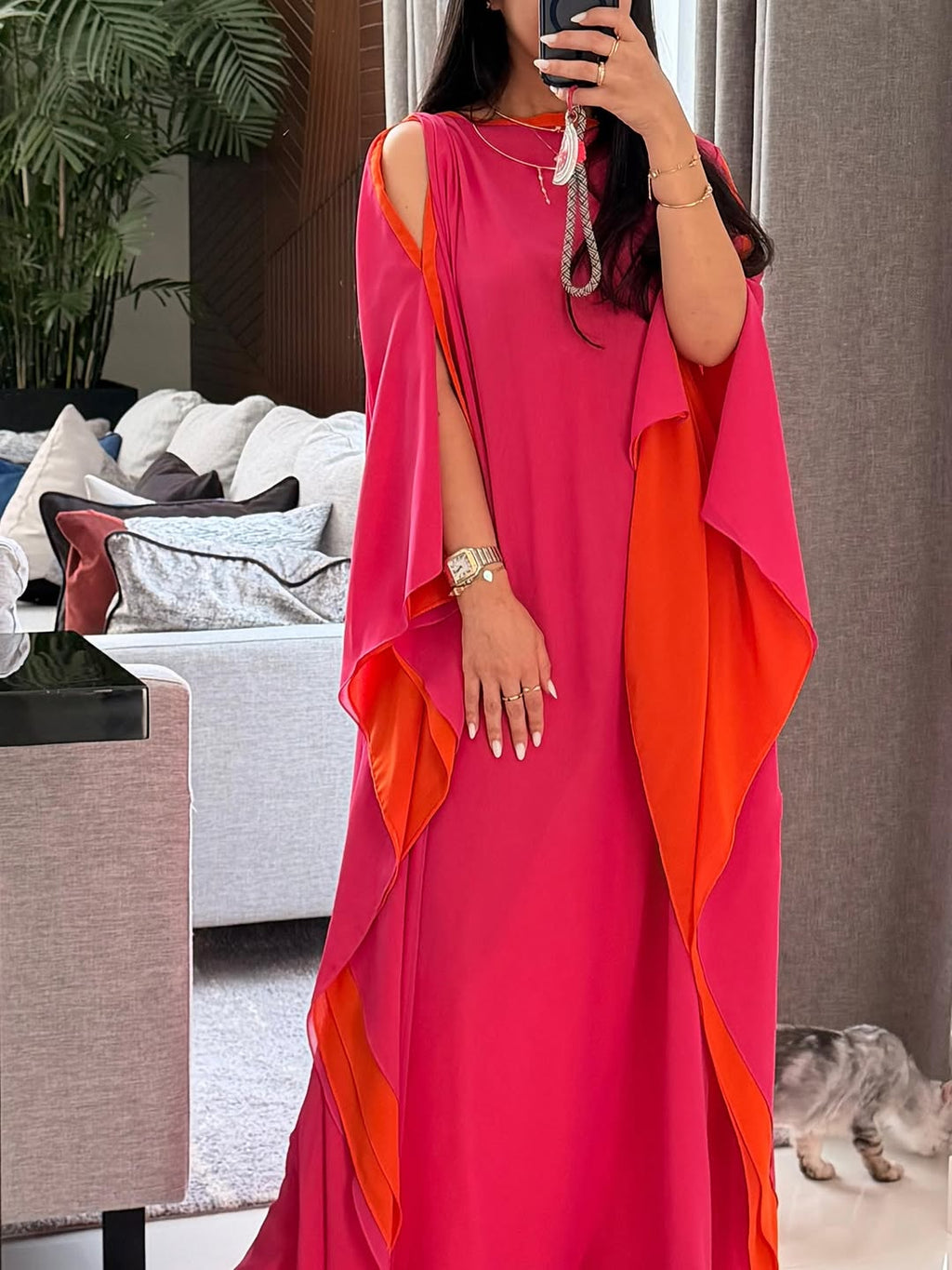 DOUBLE LAYERED KAFTAN