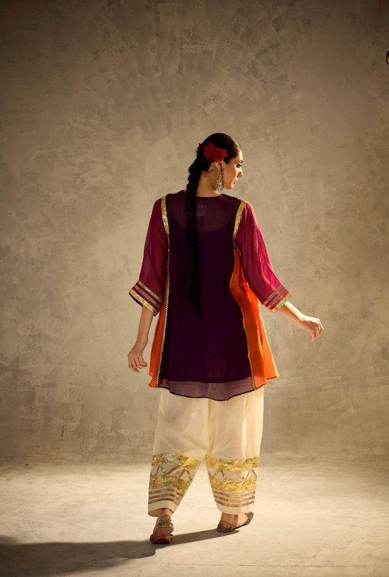 Kareena Kapoor Set Orange Purple