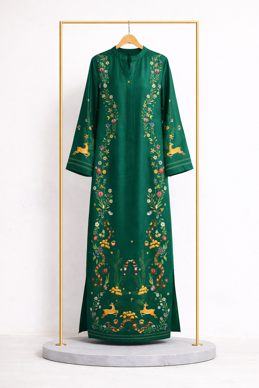 Green kaftan Shirt