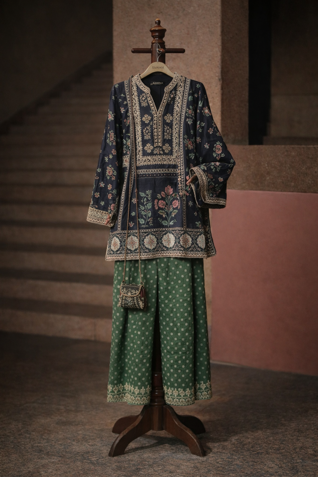 Green shalwar Set
