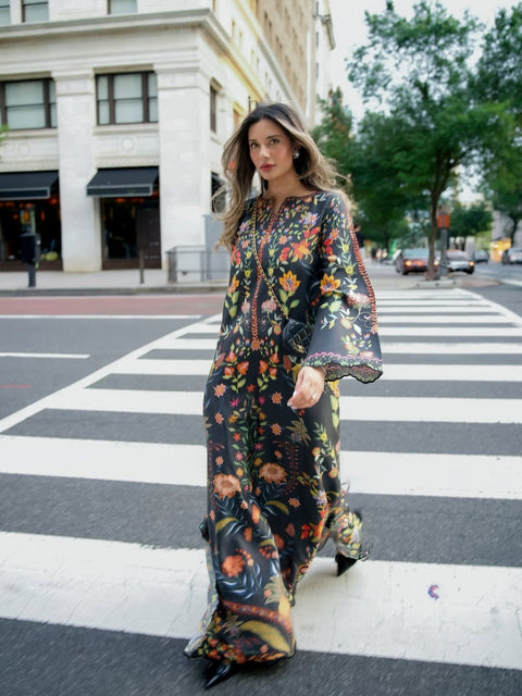 Black Kaftan Shirt
