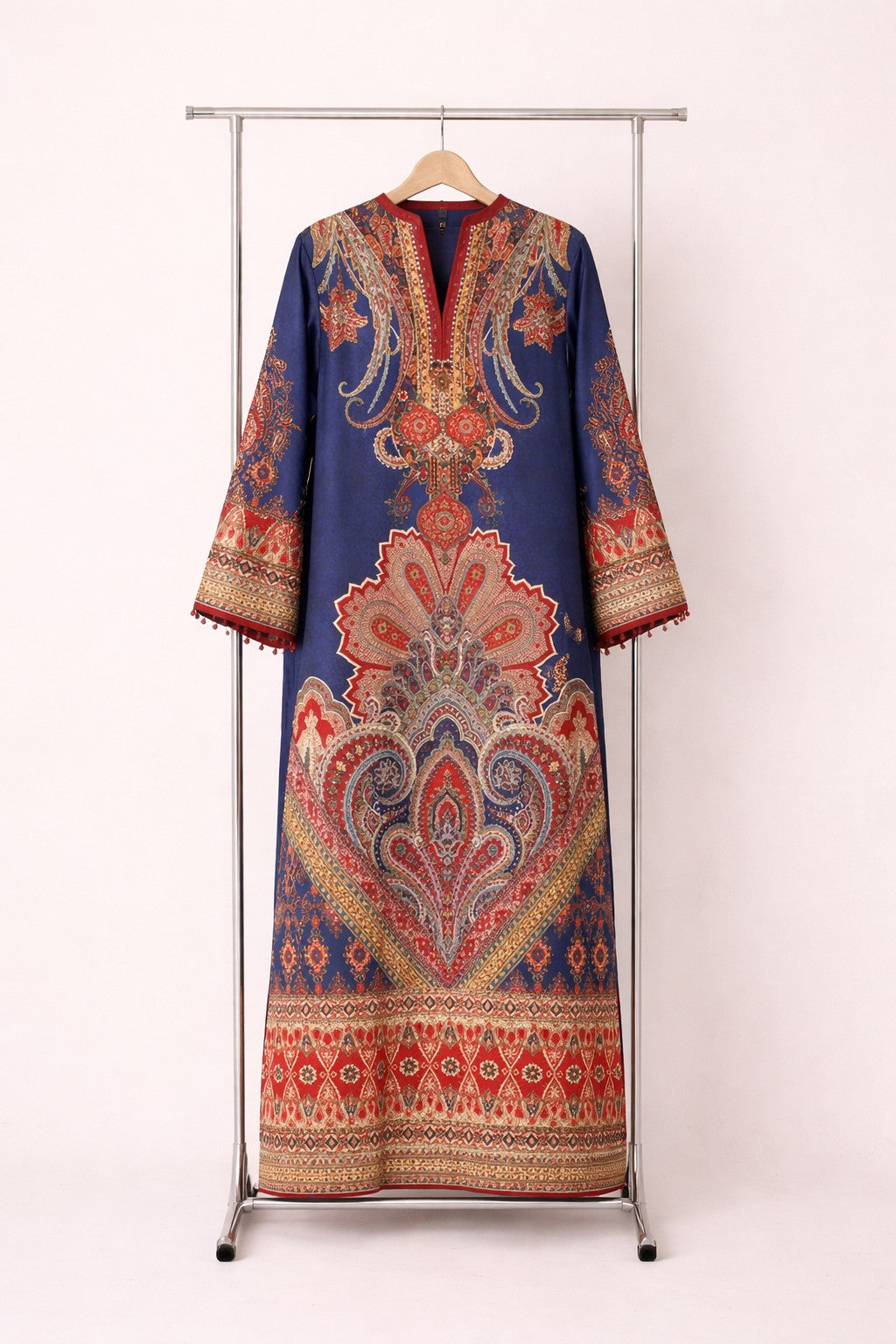 Blue Kaftan Shirt