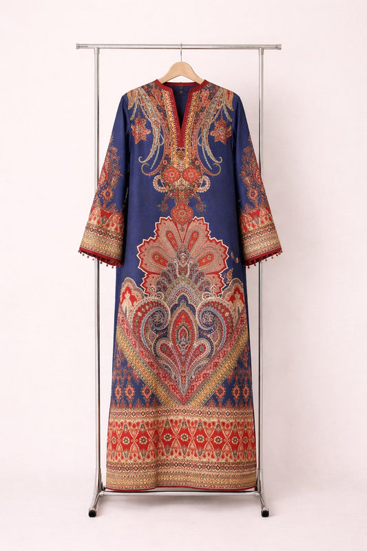 Blue Kaftan Shirt