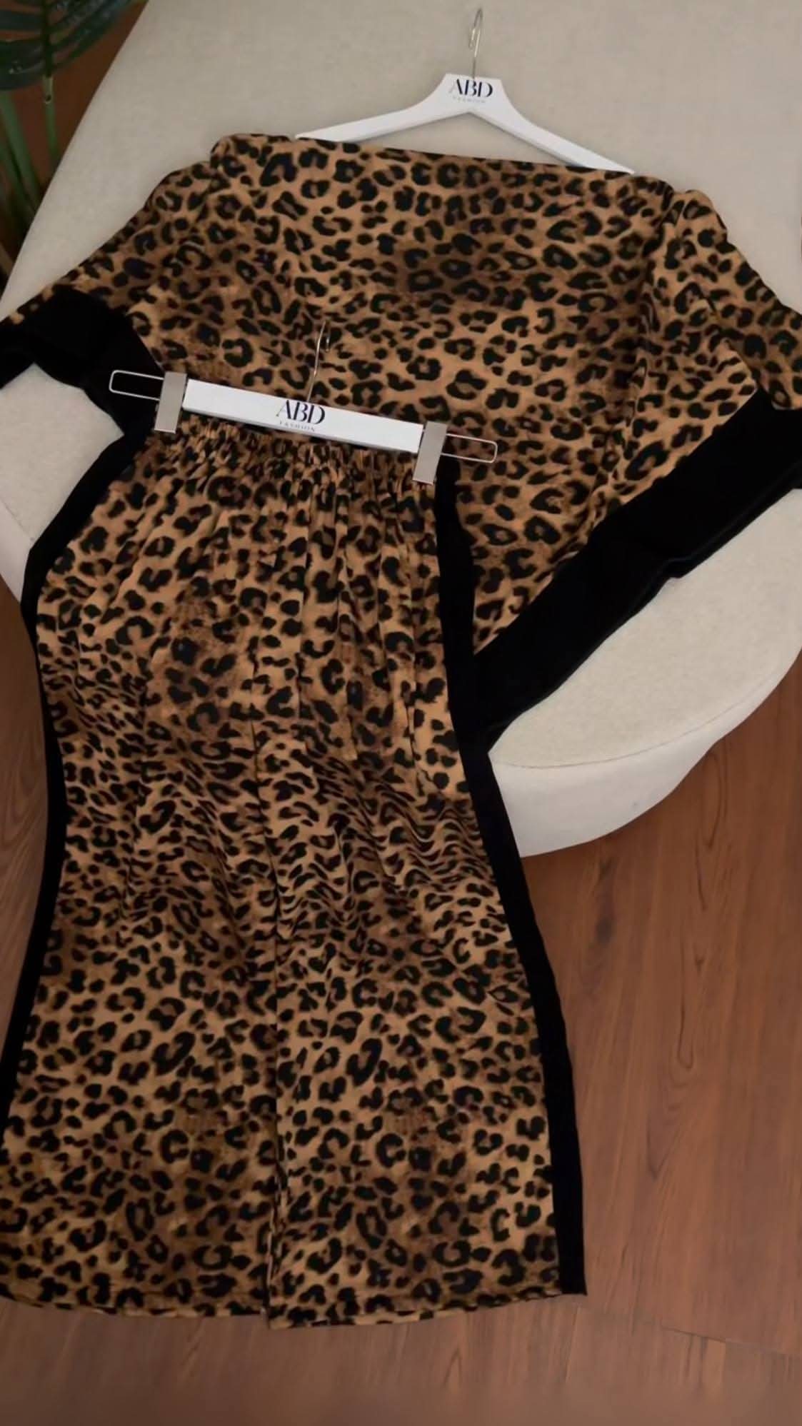 Cheetah Print scarf set
