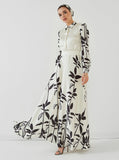 Black & White Abaya HAC-0013